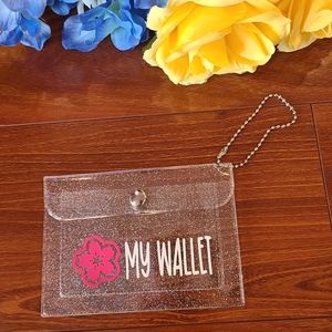 Keychain Wallet-Cherry Blossom "My Wallet"